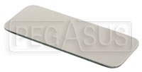 Large photo of Replacement Flat Mirror Lens, Club Series, Rectangular, Pegasus Part No. 5168-312