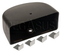 Large photo of Replacement Vinyl Mirror Housing for Club Series, Rectangle, Pegasus Part No. 5168-319