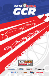 Pegasus Part No. 5360 - SCCA General Competition Rules Manual, 2014 Edition Click for a larger picture of SCCA General Competition Rules Manual, 2014 Edition