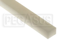 Large photo of 3/4 x 1 inch Wear Strip, per inch of length, Pegasus Part No. 6103