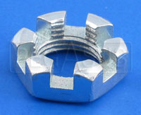 Large photo of 5/8-18 Castellated Nut for Kart Spindle, Pegasus Part No. 9830