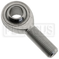 Click for a larger picture of Alloy Steel Metric Rod End, Male Shank, Flush Grease Fitting