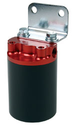 Click for a larger picture of Aeromotive 100 Micron Fuel Pre-Filter, 3/8 NPT, Red/Black