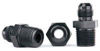 Click for a larger picture of Aeromotive 3/8 NPT to 6AN Adapter Kit for Regulator or Pump