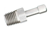 Click for a larger picture of 1/16 NPT to 5/32 (4mm) Hose Barb, Stainless - Straight