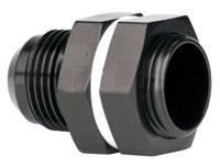 Click for a larger picture of Fuel Return Fitting Kit, 12AN Male to -12 Bulkhead, Black