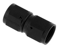 Click for a larger picture of Aeromotive Female Swivel Coupling, 8AN to 8AN, Black
