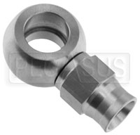 Click for a larger picture of Stainless Steel Straight Banjo #3 Hose End, 3/8 (10mm)