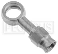 Click for a larger picture of Stainless Steel -3 Straight Banjo Hose End, 7/16, Long