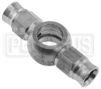 Click for a larger picture of Stainless Steel -3 Double Banjo Hose End, 7/16