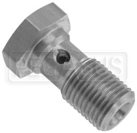 Click for a larger picture of Stainless Steel Banjo Bolt, 10mm x 1.00, Short (20mm)