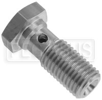 Click for a larger picture of Stainless Steel Banjo Bolt, 10mm x 1.25, Long (25mm)