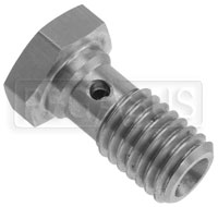 Click for a larger picture of Stainless Steel Banjo Bolt, 10mm x 1.50, 20mm Length