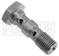 Click for a larger picture of Stainless Steel Double Banjo Bolt, 3/8 x 24, Short (1.22")
