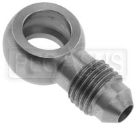 Click for a larger picture of 4AN Male to 3/8 (10mm) Banjo Brake Adapter, Stainless Steel