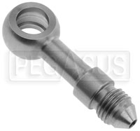 Click for a larger picture of 4AN Male to 3/8 (10mm) Long Stem Banjo Brake Adapter, SS