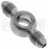 Click for a larger picture of 4AN Male to 12mm Double Banjo Adapter, Stainless Steel