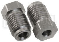 Click for a larger picture of 3/16 to M12 x 1.25 Inverted Flare Tube Nut, Stainless (pair)