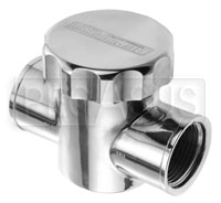 Click for a larger picture of Aeroflow In-Line Radiator Filter / Filler, Polished