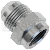Click for a larger picture of 5/8-18 Female Inverted Flare to 8AN Male Adapter, Steel