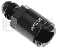 Click for a larger picture of EFI Adapter, 6AN Male x 3/8" Female QC, LT1 Feed