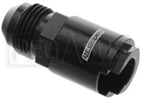 Click for a larger picture of EFI Adapter, 8AN Male x 3/8" Female QC, LT1 Feed
