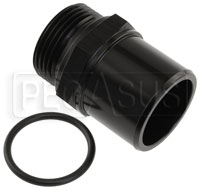 Click for a larger picture of -16 ORB Male to 1-3/8 (35mm) Barb Adapter, Black