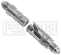 Click for a larger picture of Aeroflow Small Diameter Quick Release 3AN, EPDM, Titanium