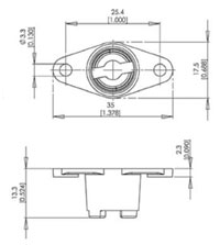 Aeroloc Standard Receptacle