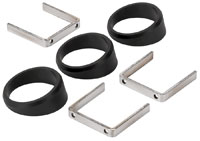 Click for a larger picture of Auto Meter 2-1/16" Angle Rings, pkg of 3