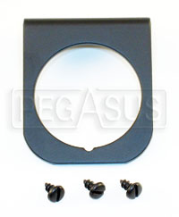 Large photo of 1-Hole Mounting Panel for Z Series Gauges, Black, Pegasus Part No. AM2236