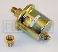 Large photo of Auto Meter Electric Oil Pressure Replacement Sender 100psi, Pegasus Part No. AM2242