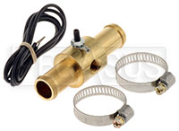 Click for a larger picture of Inline Temp Gauge Adapter for 5/8" Hose, 1/8 NPT Female