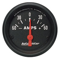 Large photo of Z Series 2 inch Ammeter, Electric, Pegasus Part No. AM2644