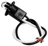 Click for a larger picture of Auto Meter Replacement Snap-in Light Bulb and Socket Assy.