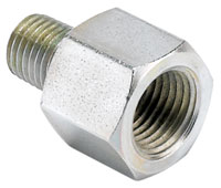 Large photo of 1/16 NPT Male to 1/8 NPT Female Adapter for Fuel Rail, Pegasus Part No. AM3280