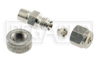 Click for a larger picture of Auto Meter 3/16" Probe Fitting w/ 1/8 NPT Female Weld Bung