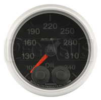 Click for a larger picture of Auto Meter Elite 340F Oil Temp Gauge, 2-1/16"