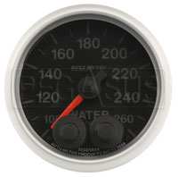 Click for a larger picture of Auto Meter Elite 100-260F Water Temp Gauge, 2-1/16"