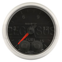 Click for a larger picture of Auto Meter Elite 0-15 PSI Fuel Pressure Gauge, 2-1/16"
