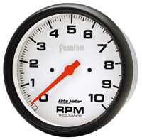 Click for a larger picture of Auto Meter 5" Phantom Electric In-Dash Tachometer, 10K RPM