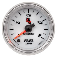 Click for a larger picture of Auto Meter C2 2" Stepper Fuel Level Gauge, Programmable