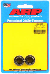 Click for a larger picture of ARP 12-Point Nut, 12mm x 1.75, Black, pack of 2