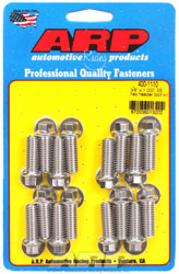 Click for a larger picture of ARP Header Bolts, 3/8 x 1.00 Stainless, 5/16" Hex, 16 Pieces