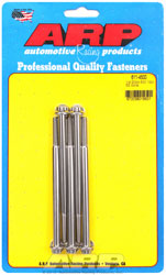 Click for a larger picture of ARP 1/4-20 x 4.500 Stainless Steel Bolt, 12 Point Head, 5-Pk