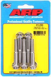 Click for a larger picture of ARP 5/16-18 x 2.000 Stainless Steel Bolt, 12 Pt Head, 5-pk