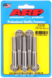 Click for a larger picture of ARP 3/8-16 x 2.250 Stainless Steel Bolt, 3/8" 12pt Head, 5pk