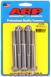 Click for a larger picture of ARP 7/16-14 x 3.500 Stainless Steel Bolt, 1/2" 12-Pt, 5-pack