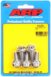 Click for a larger picture of ARP 3/8-16 x 0.750 Stainless Steel Bolt, 7/16" 12-pt, 5-pk