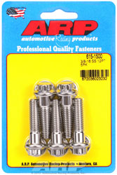 Click for a larger picture of ARP 3/8-16 x 1.500 Stainless Steel Bolt, 7/16" 12-pt, 5-pk